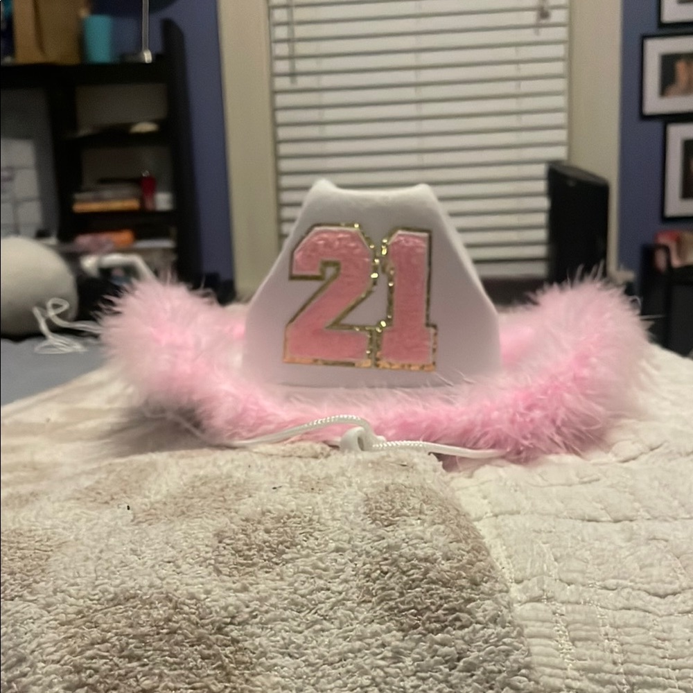 Amazon Pink and Gold Party Hat Accessories